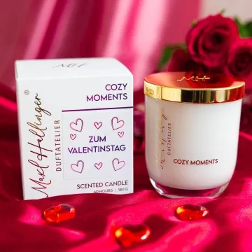 Zum Valentinstag purple (Cozy-Moments-Duftkerze)