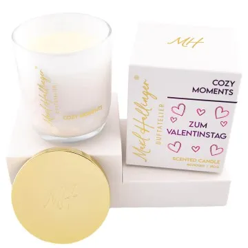 Zum Valentinstag purple (Cozy-Moments-Duftkerze)