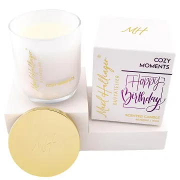 Happy Birthday purple (Cozy-Moments-Duftkerze)