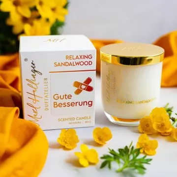 Gute Besserung (Sandelholz-Duftkerze)