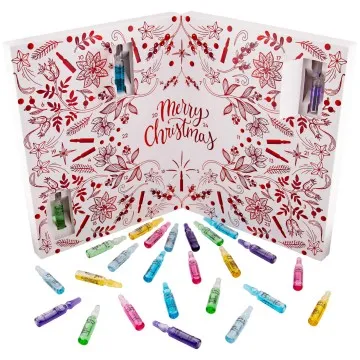 Ampullen Adventskalender Maxl Hallinger (Set) - Maxl Hallinger Duftatelier - 24 Ampullen Beauty Adventskalender hochwertig edel mit Aufbrechhilfe (48ml)