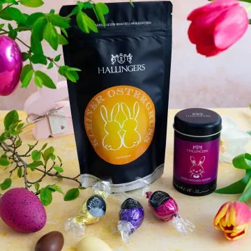 Kleiner Ostergruß - orange (Geschenkkorb)