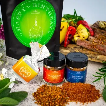 Happy Birthday Green (Geschenkkorb)