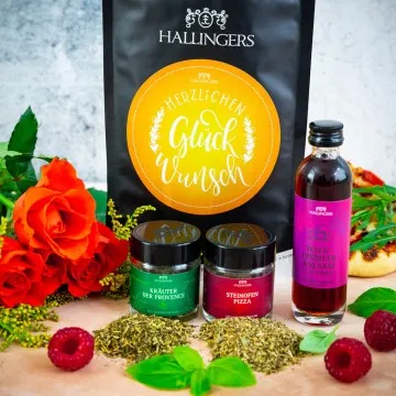 Herzlichen Glückwunsch (Geschenkkorb)