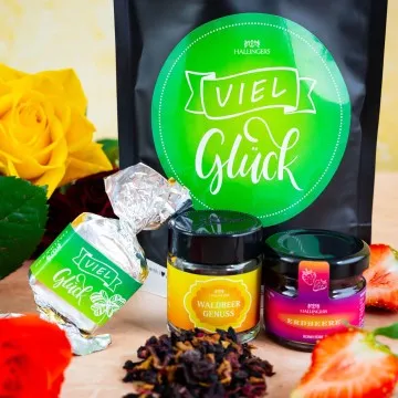 Viel Glück (Geschenkkorb)