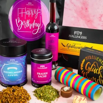 Happy Birthday Pink XXL (Geschenkkorb)