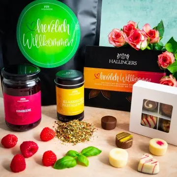 Herzlich willkommen XXL (Geschenkkorb)