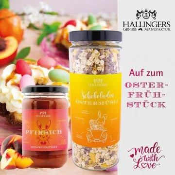 Gruß vom Osterhasen green (Geschenkkorb)