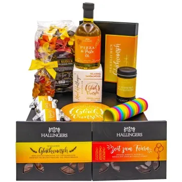 Herzlichen Glückwunsch (Geschenkkorb)