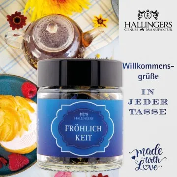 Herzlich willkommen (3er Gewürz, Tee, Konfitüre)