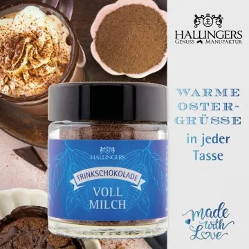 Fröhliche Ostergrüße (3 Trinkschoki im Glas)